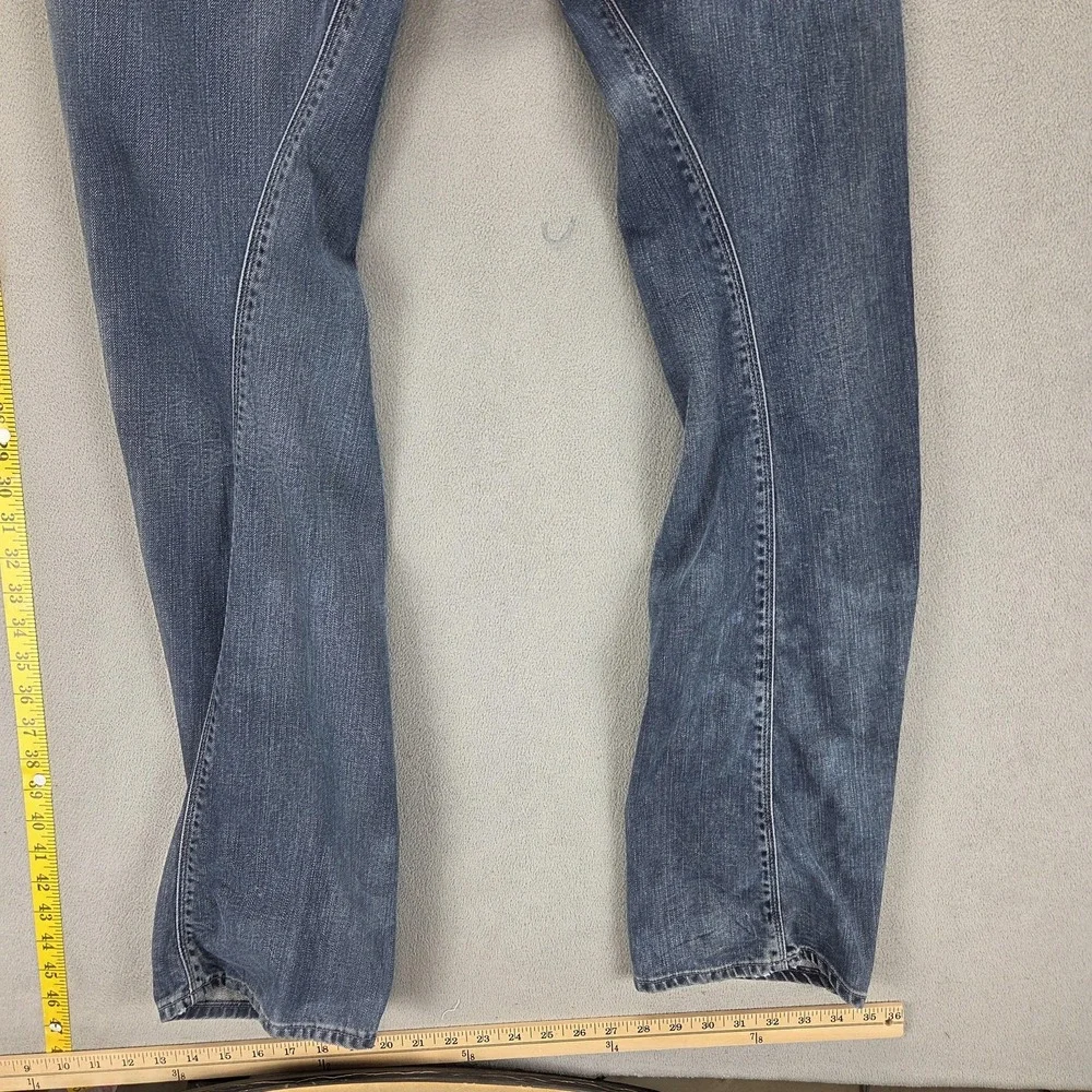 Vintage Levis Engineered Jeans Mens 34x34 Blue Twisted Zip Fly Medium Wash